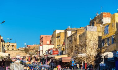 Tipik sokak Meknes Medine