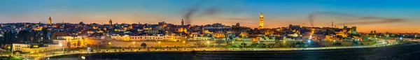 Panorama de Meknes à noite - Marrocos — Fotografia de Stock