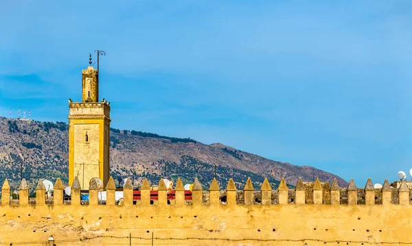 Oude stadsmuren van Fes, Morocco — Stockfoto