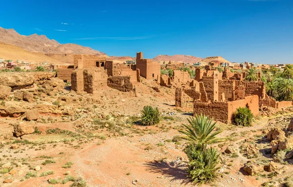 Ruinas de Kasbah en Tinghir, Marruecos — Foto de Stock