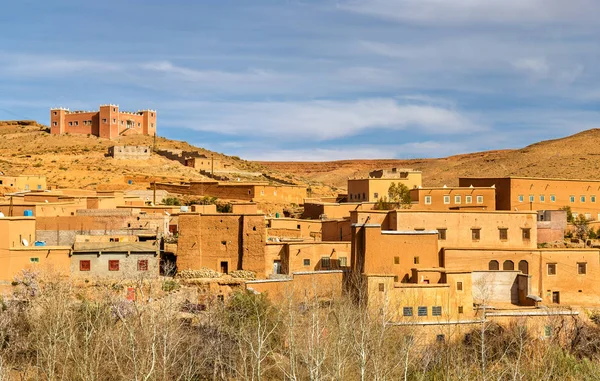 Vista de la ciudad de Boumalne Dades, Marruecos —  Fotos de Stock