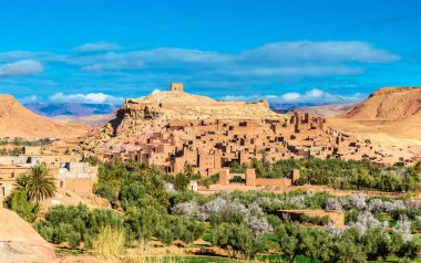 Panoramik AIT Benhaddou, Unesco Dünya Mirası Fas