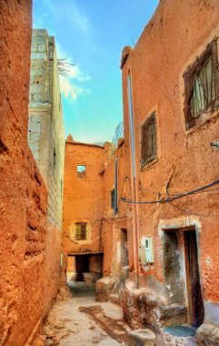 Ouarzazate, Orta-Güney Fas'ta bir şehir sokak