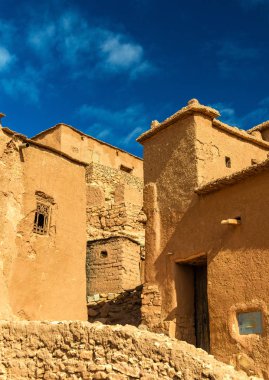 AIT Ben Haddou Köyü, UNESCO miras Fas geleneksel kil evler