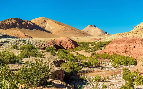 Landscape of the High Atlas Mountains between Ait Ben Ali and Bou Tharar, Morocco — Stock Photo, Image