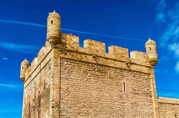 Sqala デュ ポート、エッサウィラ、モロッコの防御的なタワー — ストック写真