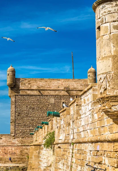 Sqala du Port, a defensive tower in Essaouira, Morocco — Stock Photo, Image