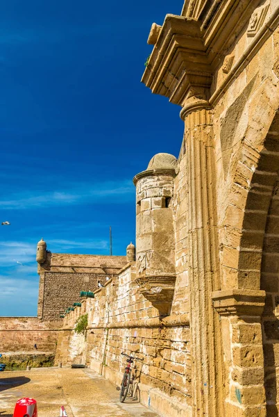 Harbour Gate, entrance to Essaouira from the port, Morocco — Stock Photo, Image