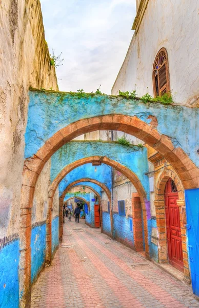 Bogenstraße in der Altstadt von Saffi, Marokko — Stockfoto