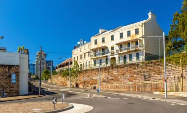 View of Millers Point District in Sydney, Australia clipart