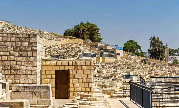 Oljeberget judiska kyrkogården - Jerusalem — Stockfoto