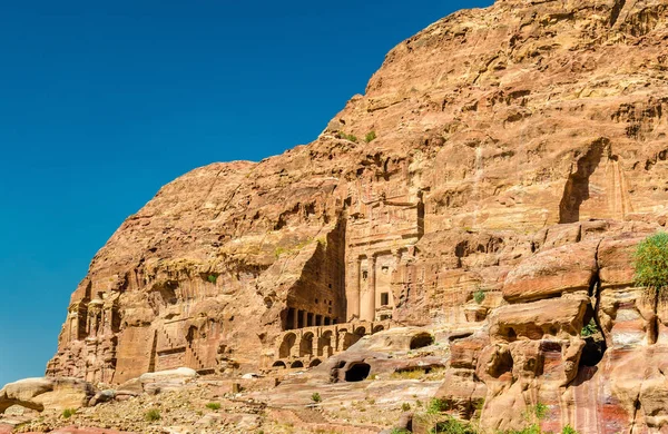 Os Túmulos Reais em Petra, Património Mundial da UNESCO — Fotografia de Stock