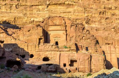 Petra Aneisho mezarı. Ürdün'de UNESCO miras