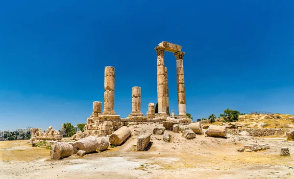 Temple of Hercules at the Amman Citadel, Jabal al-Qala — Stock Photo, Image