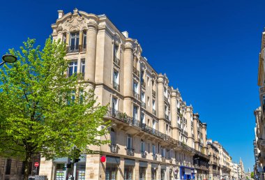 Bordeaux, Fransa'nın tarihi merkezinde binalar