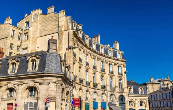 Edifici nel centro storico di Bordeaux, Francia — Foto Stock