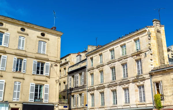 Budynki, w historycznym centrum Bordeaux, Francja — Zdjęcie stockowe