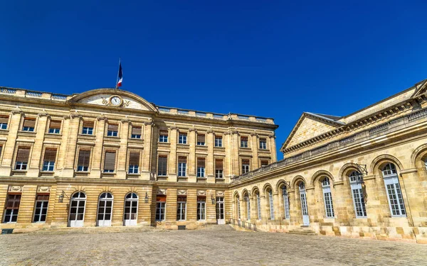 Palais Rohan, het stadhuis van Bordeaux - Frankrijk — Stockfoto