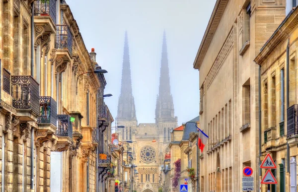 보르도, 프랑스의 세인트 안 드레 성당 — 스톡 사진
