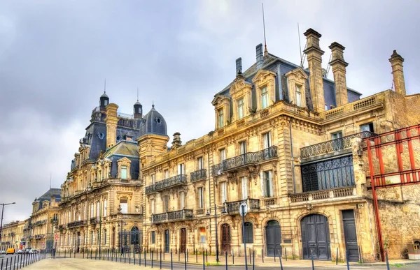 Chateau Descas, een historisch gebouw in Bordeaux, Frankrijk — Stockfoto