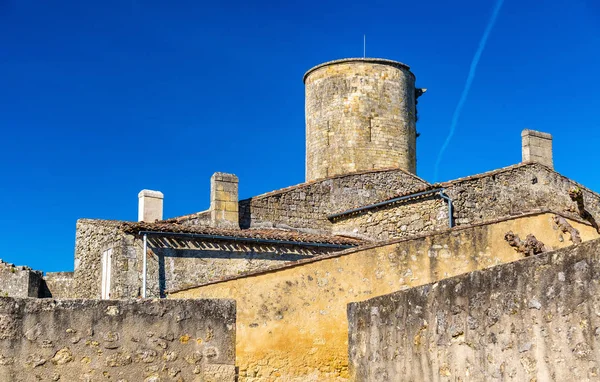 Chateau de Rauzan, um castelo medieval em Gironde, França — Fotografia de Stock