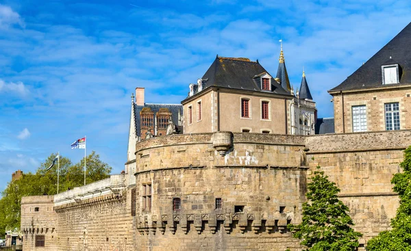 Schloss der Herzöge der Bretagne in Nantes, Frankreich — Stockfoto