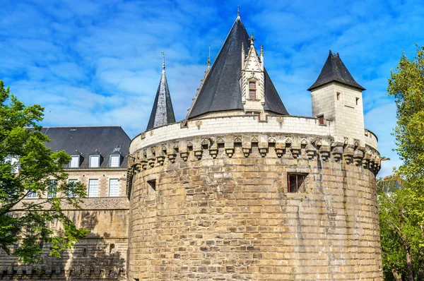 Castelo dos Duques da Bretanha em Nantes, França — Fotografia de Stock