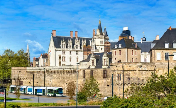 Kasteel van de hertogen van Bretagne in nantes, Frankrijk — Stockfoto