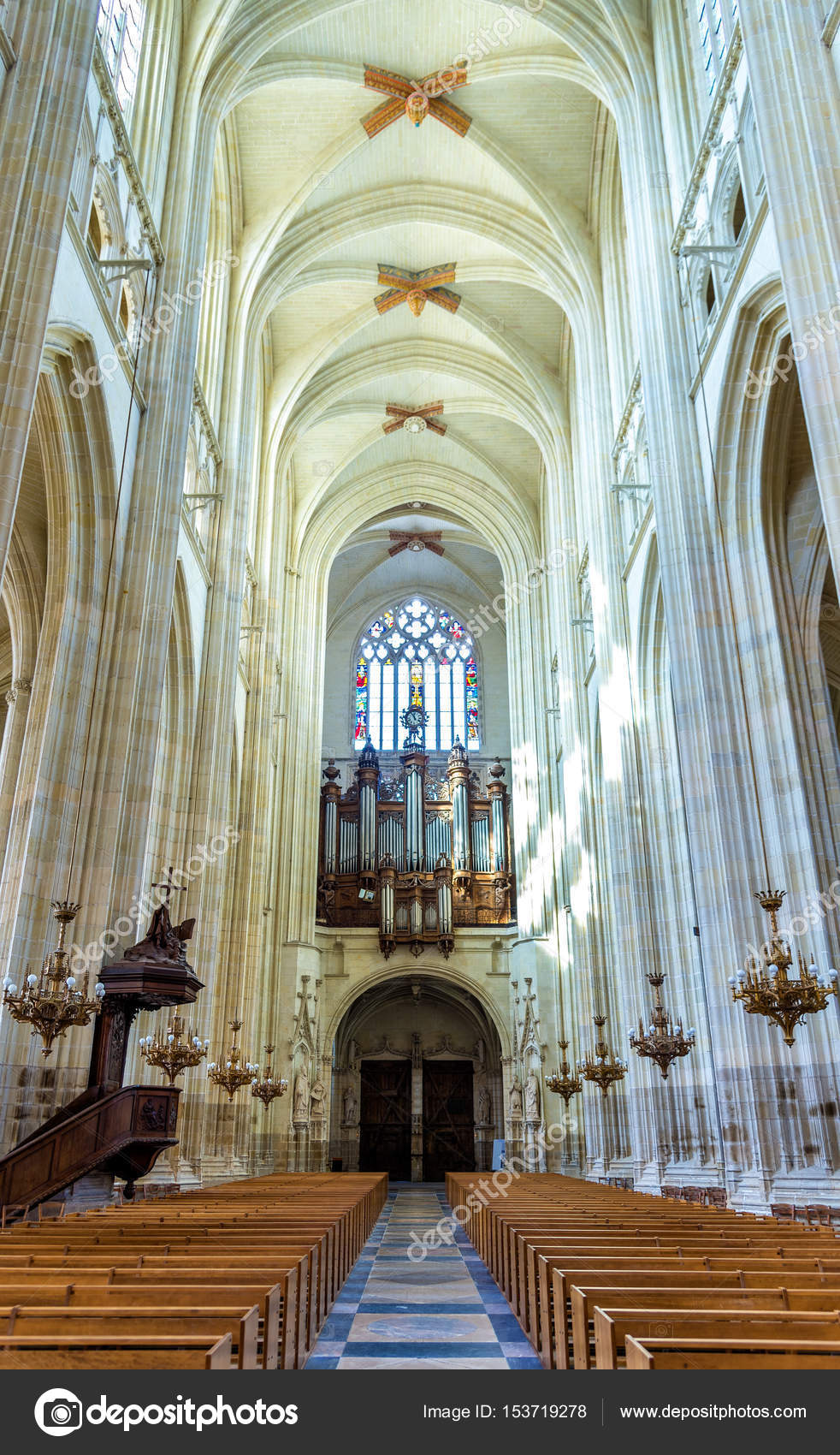 Interior Of The Cathedral Of St Peter And St Paul Of