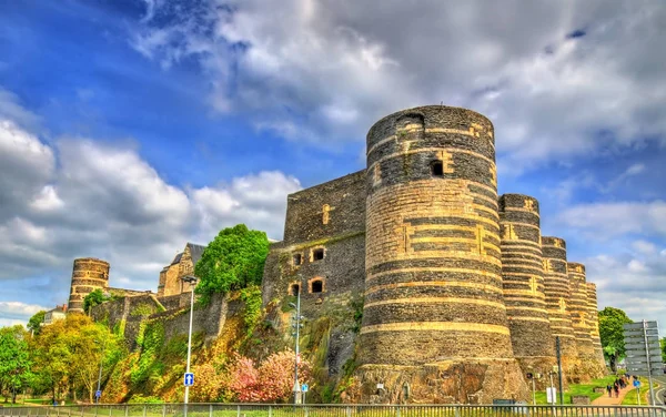 Angers Castle Loire Valley, Fransa için — Stok fotoğraf