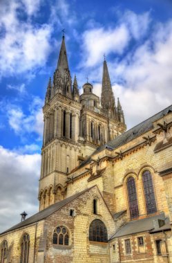 Saint Maurice Cathedral of Angers in France clipart