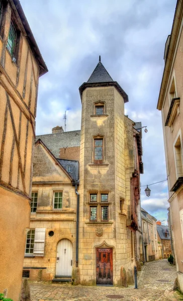 Byggnader i gamla stan, i Angers, Frankrike — Stockfoto