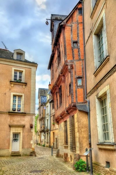 Edifici nel centro storico di Angers, Francia — Foto Stock