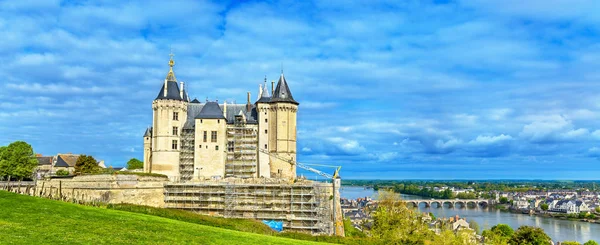 Chateau de Saumur en el Valle del Loira, Francia — Foto de Stock
