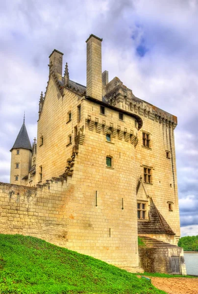 Chateau de Montsoreau on the bank of the Loire in France — Stock Photo, Image