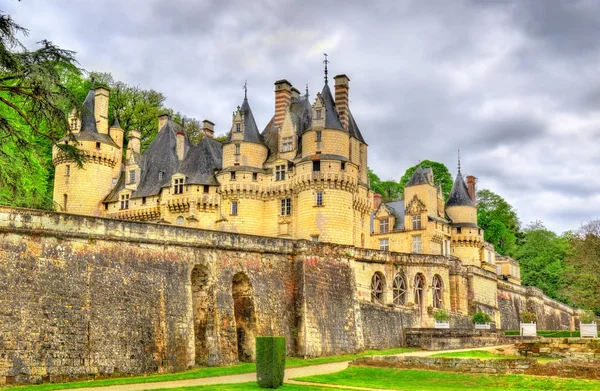 Zamek Ussé w dolinie Loary, Francja — Zdjęcie stockowe