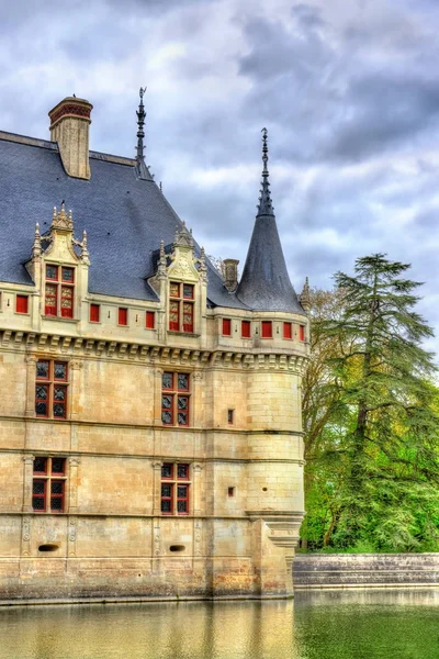 Castillo de Azay-le-Rideau en el valle del Loira, Francia . — Foto de Stock