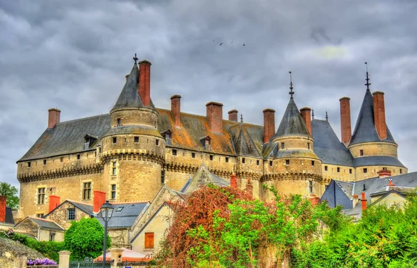 Blick auf das Chateau de langeais, ein Schloss im Loire-Tal, Frankreich — Stockfoto