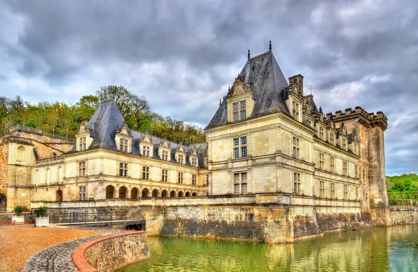 Chateau de Villandry, un castillo en el Valle del Loira, Francia — Foto de Stock