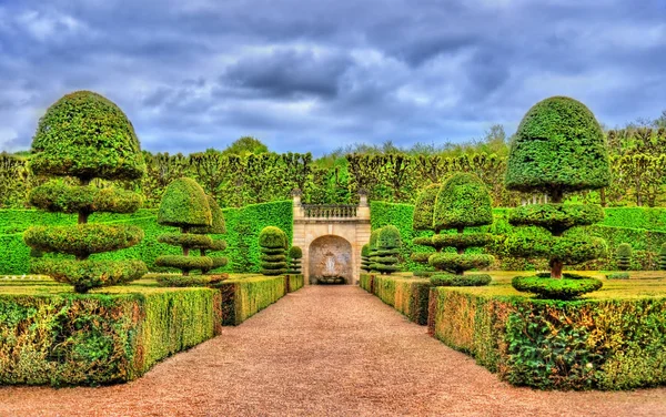 Jardín del Chateau de Villandry - Valle del Loira, Francia — Foto de Stock