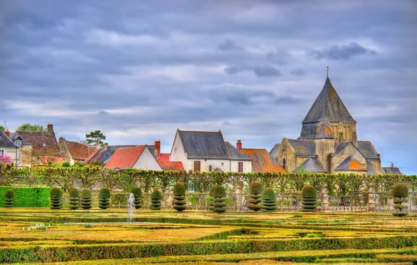 Jardín del Chateau de Villandry - Valle del Loira, Francia — Foto de Stock
