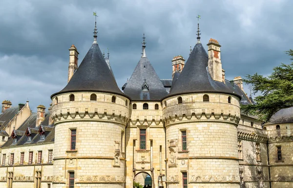 Chateau de Chaumont-sur-Loire, un castillo en el Valle del Loira de Francia — Foto de Stock