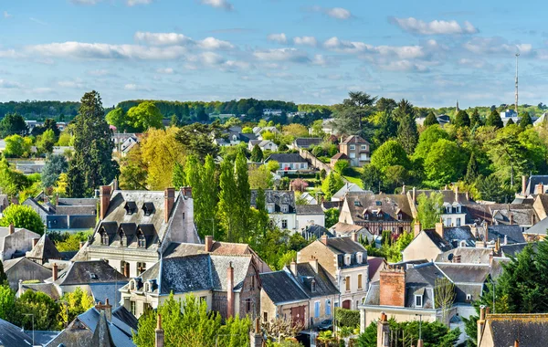 Vista de Amboise, una ciudad en el Valle del Loira, Francia — Foto de Stock