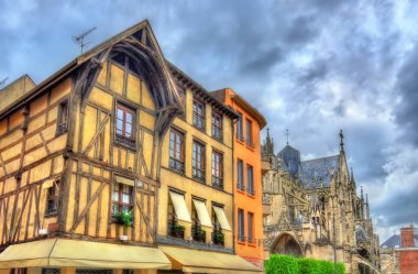 Troyes, Fransa geleneksel evleri