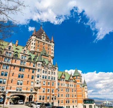 Chateau Frontenac Quebec City, Kanada görünümünü