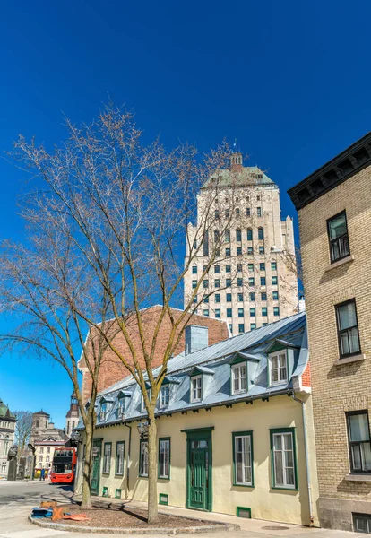 Byggnader i gamla stan, i Quebec City, Canada — Stockfoto