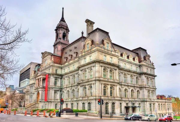 Vista del Ayuntamiento de Montreal en Canadá — Foto de Stock