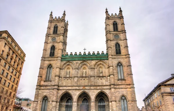 Basílica de Notre-Dame de Montreal, Canadá —  Fotos de Stock