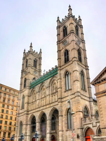 Basílica de Notre-Dame de Montreal, Canadá —  Fotos de Stock