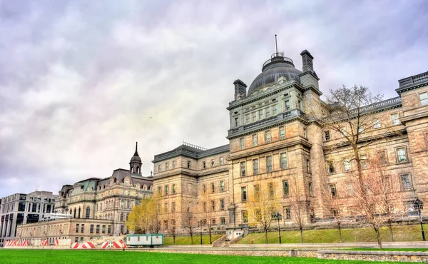 Stary Pałac Sprawiedliwości na Champ de Mars w Montreal, Kanada — Zdjęcie stockowe